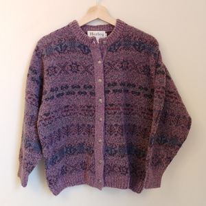 Horley Women's Purple Cardigan Sweater
